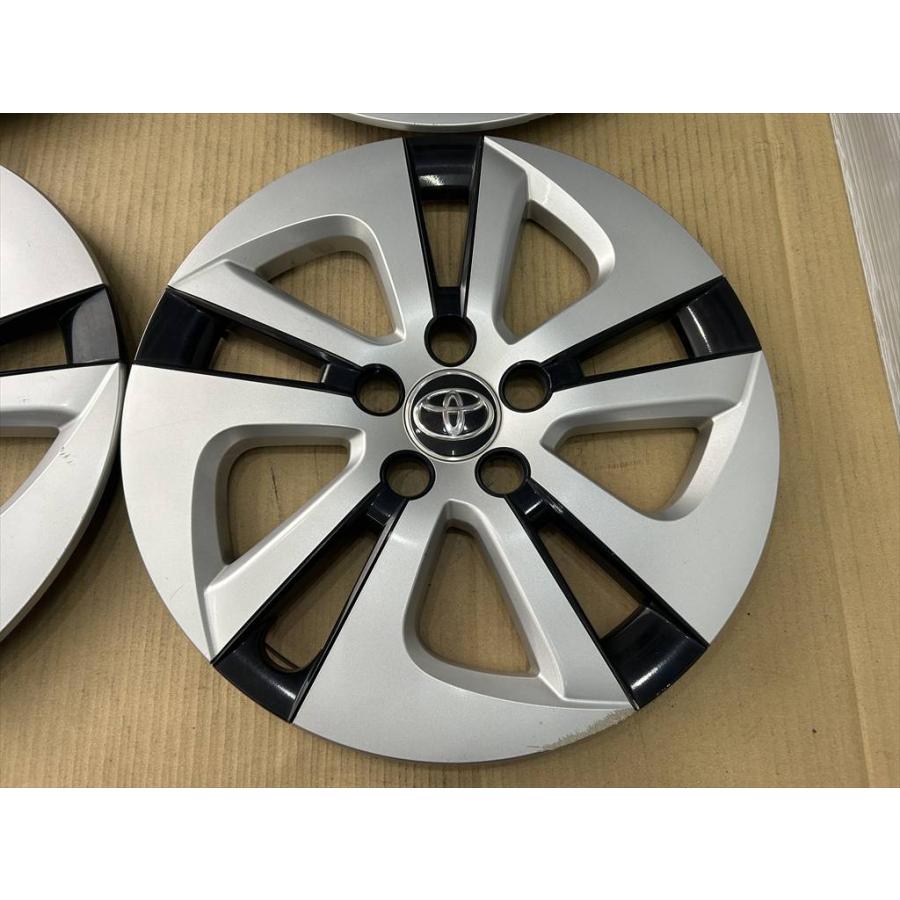 プリウス 4枚 TOYOTA 50 PRIUS 純正ホイールキャップ 15インチ