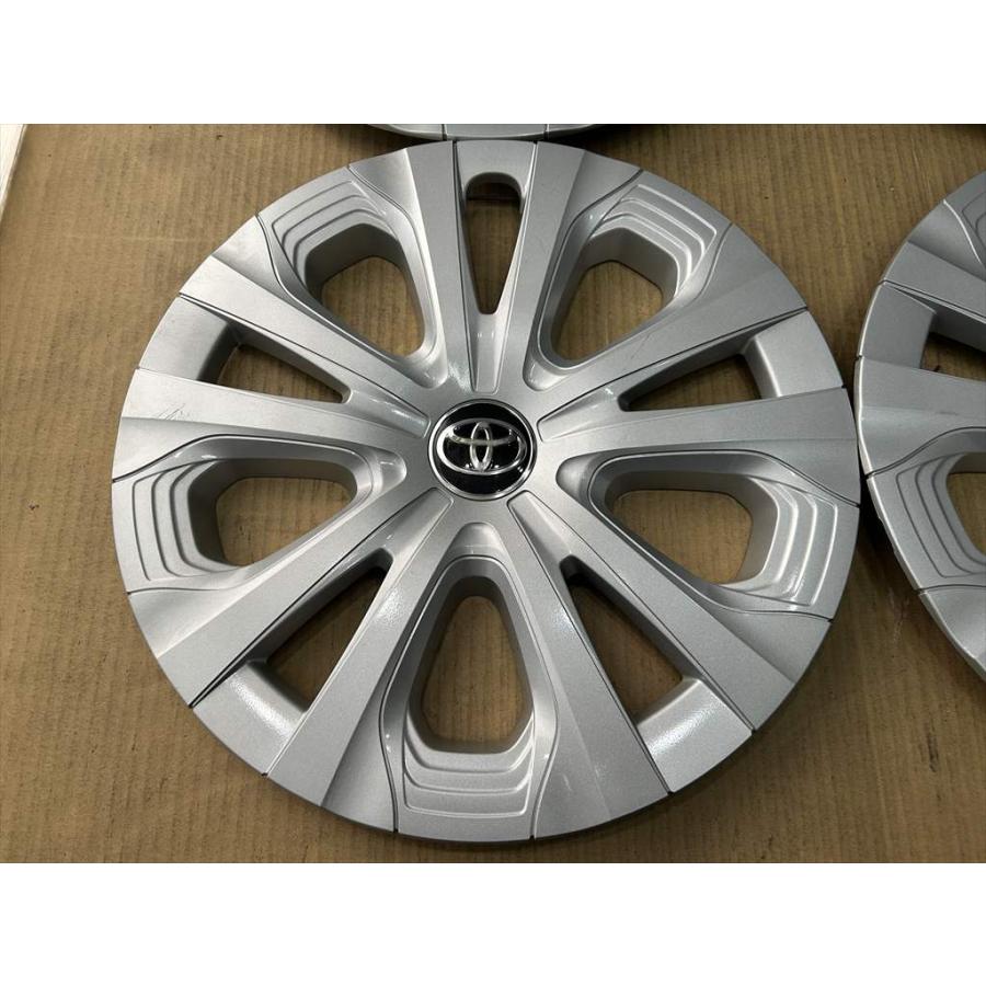 プリウス 4枚 TOYOTA 50 後期 PRIUS 純正ホイールキャップ 15インチ