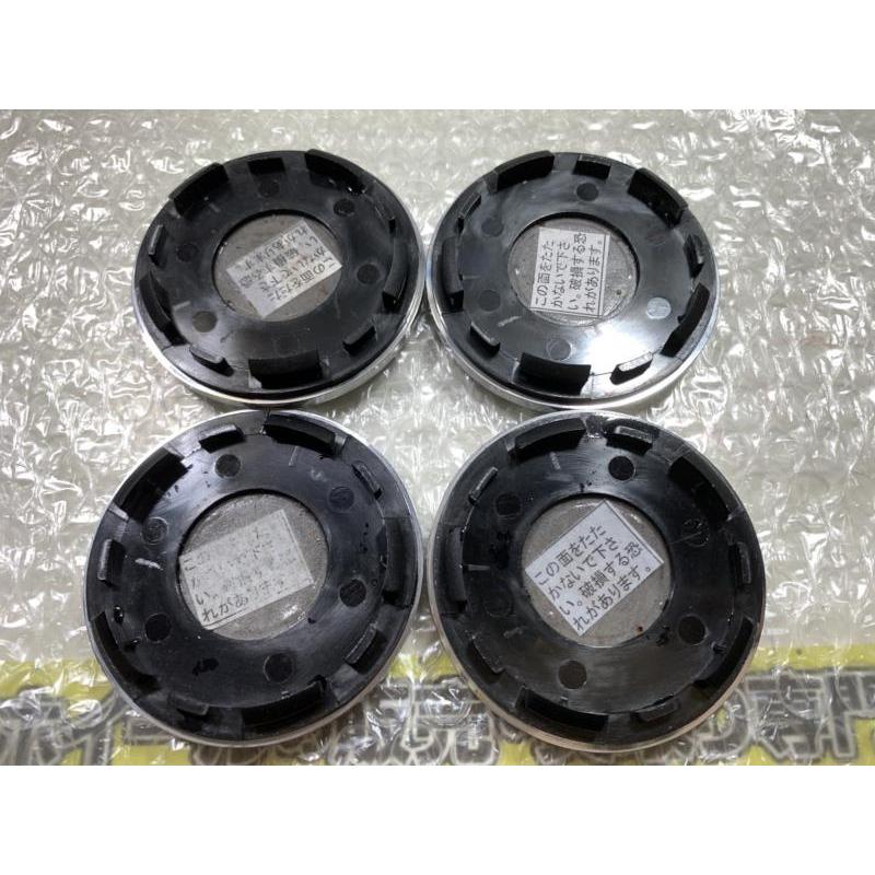 4枚 weds MAVERICK 5穴114.3 18インチ使用 センターキャップ 直径/ツメ 