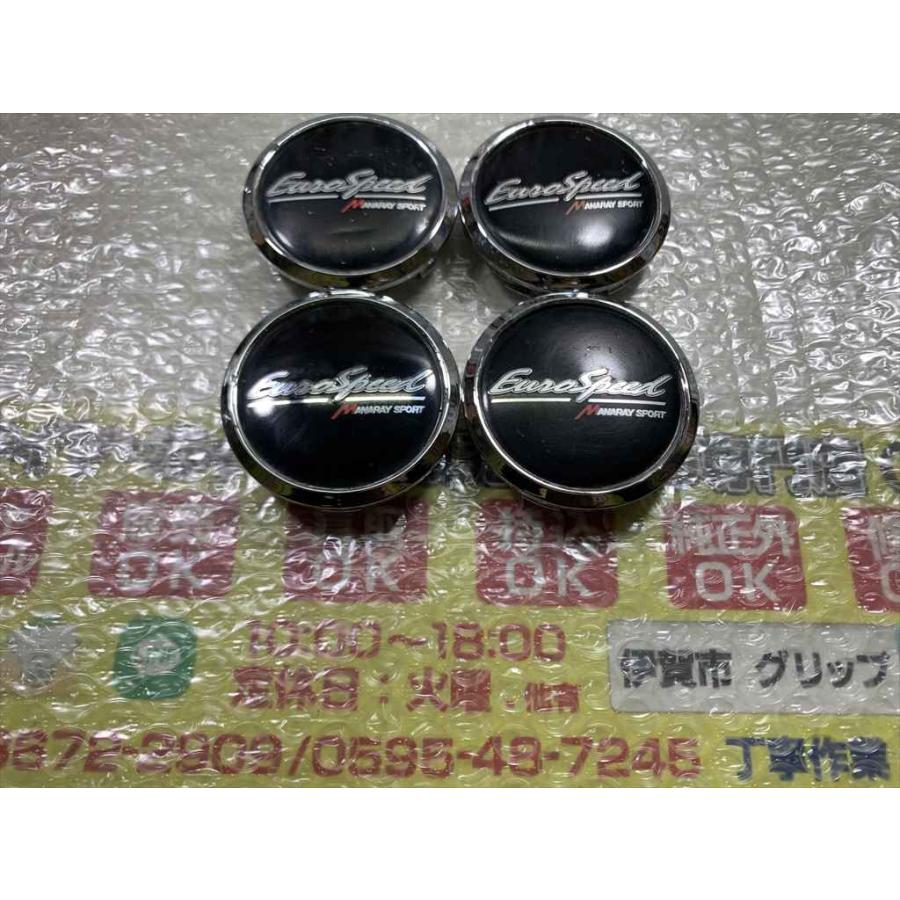 マナレイ 4枚 MANARAY SPORTS EuroSpeed センターキャップ S126 アルミ