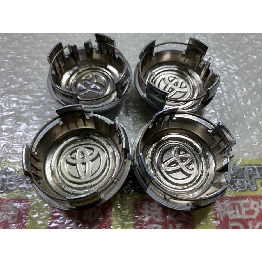 プリウス 4枚 TOYOTA 純正センターキャップ 5穴100使用 2222 アルミ