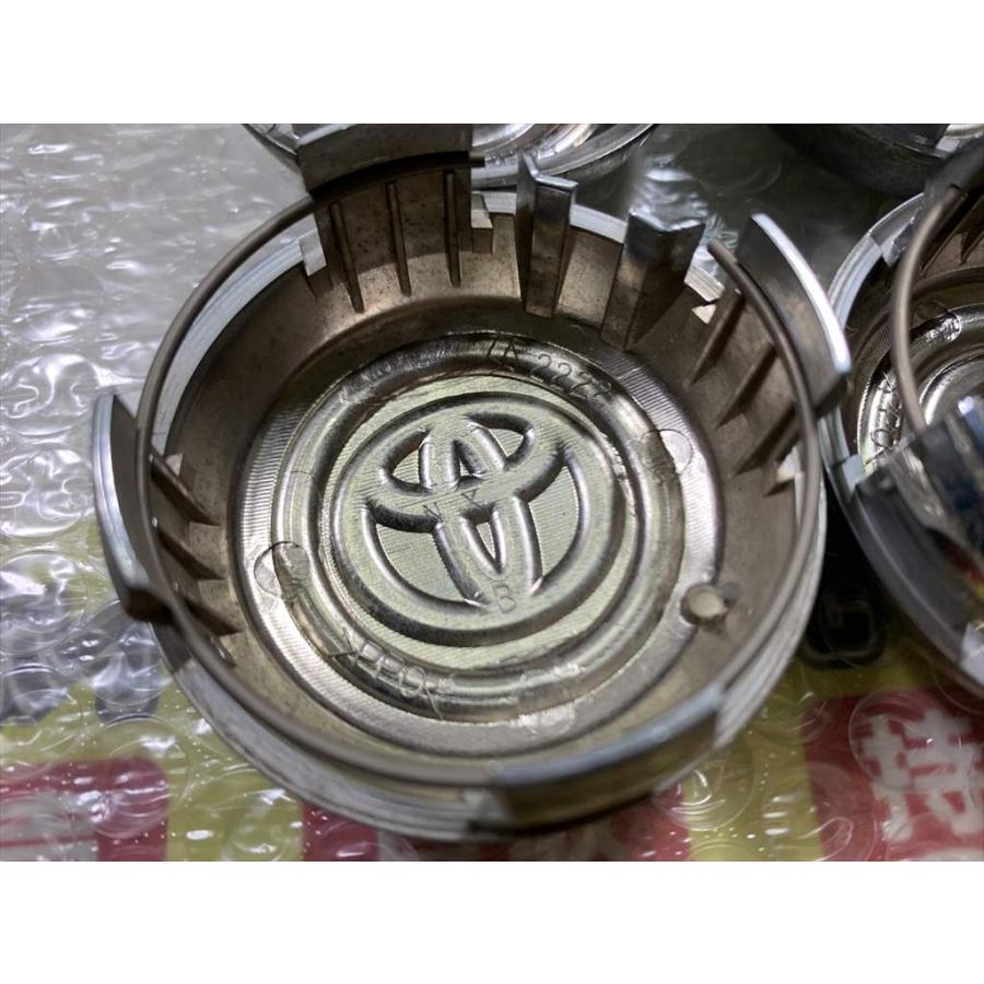 プリウス 4枚 TOYOTA 純正センターキャップ 5穴100使用 2222 アルミ