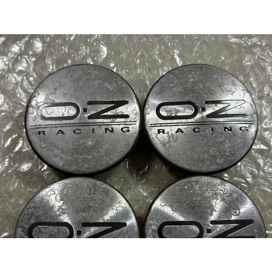 OZ Racing 4枚 センターキャップ 17ランエボ純正アルミ使用 ポリッシュ