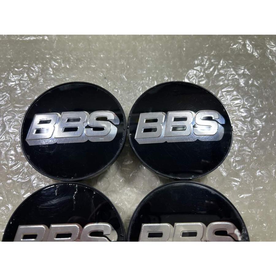 BBS 4枚 正規品 センターキャップ 09.24.494 ブラック シルバー文字