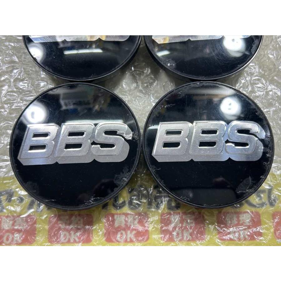 BBS 4枚 正規品 センターキャップ 09.24.494 ブラック シルバー文字