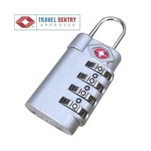 TSAロック 南京錠 4連 4桁 ダイヤル式 鍵 かぎ 暗証番号 海外旅行 トラベル スーツケース バッグ ロッカー 防犯 002235 6点迄メール便OK（je1a008） | 
