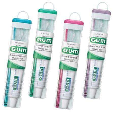 SUNSTAR GUM サンスター ガム 歯ブラシ 04116 独特の素材 je1a118 色おまかせ トラベルセット かわいい新作 歯磨き粉