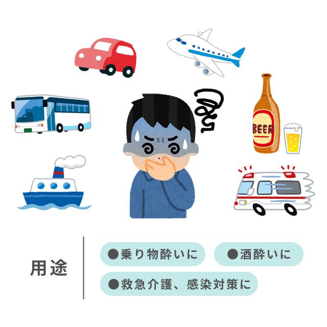 ケンユー エチケット袋 携帯おう吐袋 ハイポット2 二個入り 非常用 乗り物酔い 車 飛行機 ドライブ 旅行 トラベル 524071 3点迄メール便OK(je1a174) |  | 01