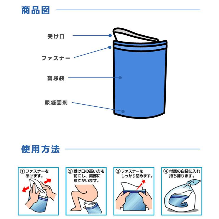 防災用品 携帯用 ミニトイレ プルプル 2個入 簡易トイレ 携帯トイレ 男性用 女性用 子供 災害 車 渋滞 キャンプ 介護 日本製 524069 3点迄メール便OK(je1a275) |  | 03