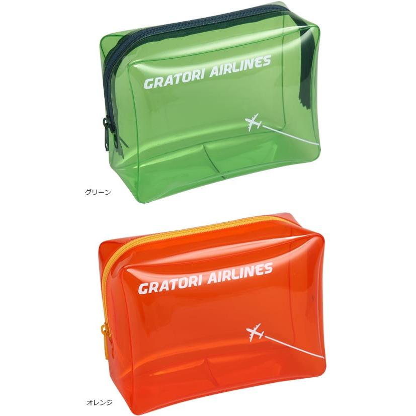 ビニールポーチ クリアポーチ Lサイズ 大きめ トラベルポーチ 透明 風呂 温泉 プール 旅行 日本製 グラトリエアラインズ 506100 1点迄メール便OK(ko1a189) |  | 03