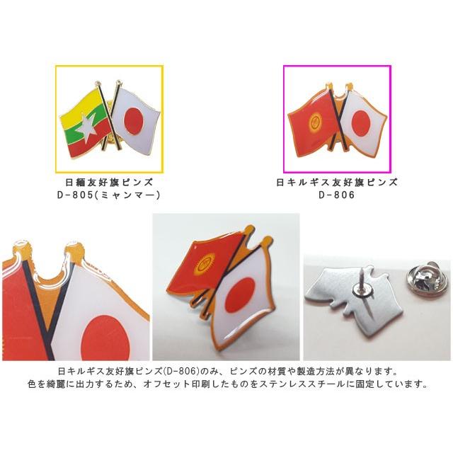 日本と各国の友好旗ピンズ D-428〜・D-804・D-805・D-806他 40点迄メール便OK(da1a012) |  | 03