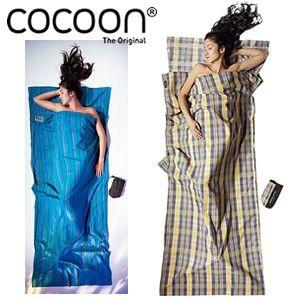 COCOON コクーン トラベルシーツ コットン 収納ケース付 寝袋 シュラフ インナーシュラフ 洗える 長方形 封筒型 キャンプ アウトドア 12550003-a(ei0a077) | cocoon