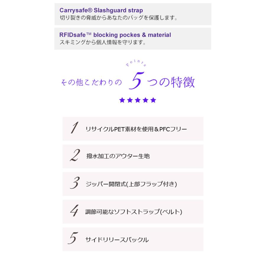 「レビュー記入でメール便送料無料」パックセーフ ウエストポーチ カバーセーフX100 防犯 スキミング防止 貴重品入れ セキュリティ 12970400-mail(ei0a201) | PacSafe | 06