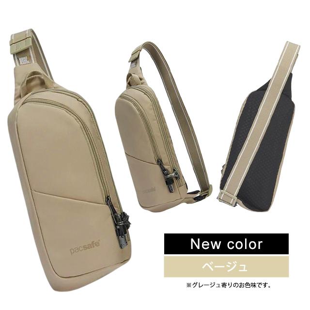 防犯用 PacSafe スキミング防止パックセーフ ワンショルダーバッグ ボディバッグ スリングバッグ V アクションスリング RFIDブロック 12970325(ei0a214) | PacSafe | 18