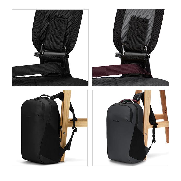 防犯用 スキミング防止 パックセーフ リュック バッグ リュックサック デイパック 海外旅行 セキュリティ バイブ20 RFIDブロック ポケット 12970352(ei0a217) | PacSafe | 04