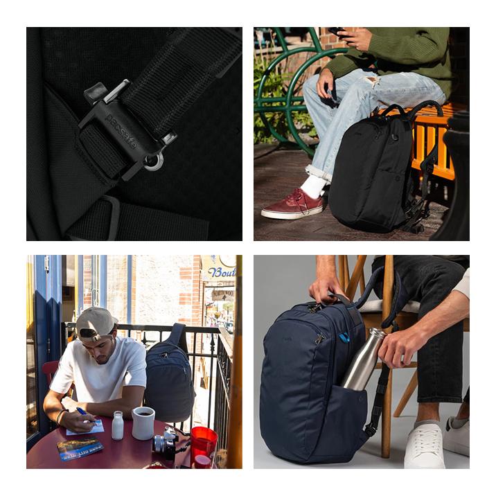 PacSafe（パックセーフ） 防犯用 スキミング防止 リュック バッグ