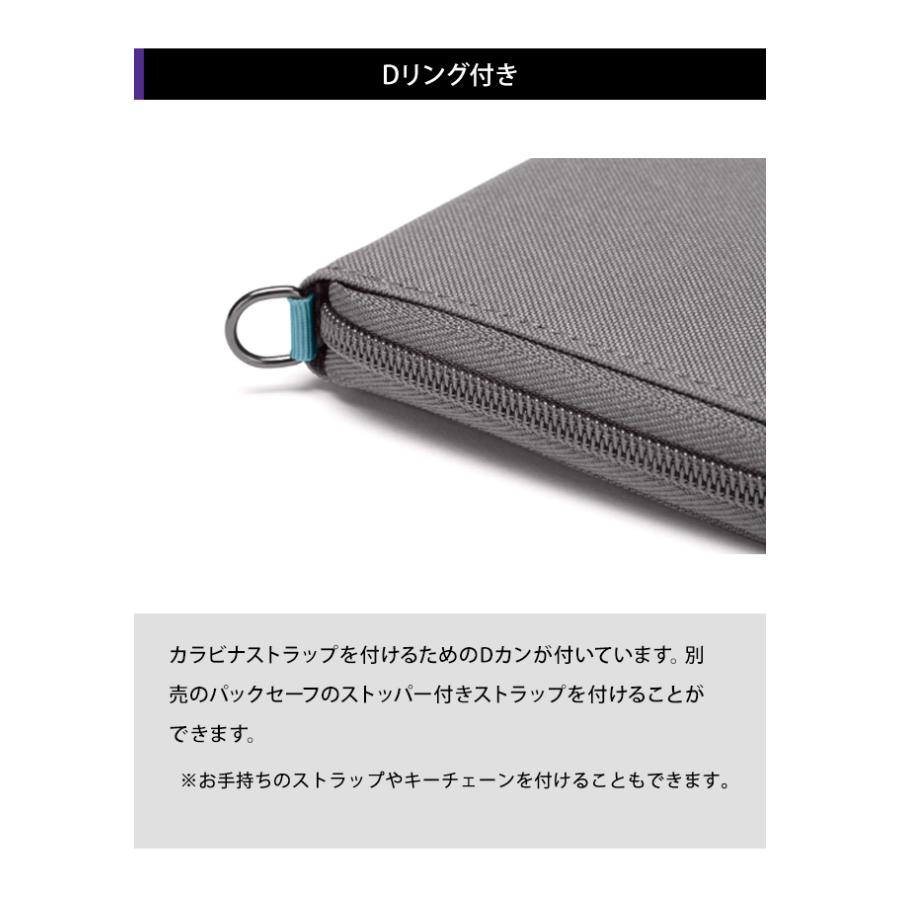 防犯用 PacSafe スキミング防止 パックセーフ 財布 スリム ウォレット 二つ折 RFIDセーフ アラウンドウォレット 海外旅行 12970383(ei0a271) | PacSafe | 07
