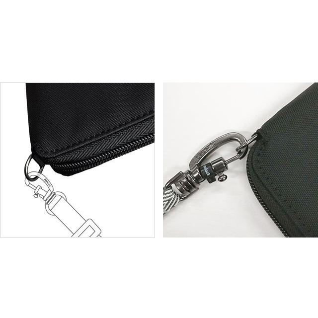 防犯用 PacSafe スキミング防止 パックセーフ パスポートケース 貴重品 RFIDセーフ コンパクトトラベルオーガナイザー 12970382(ei0a272) | PacSafe | 08