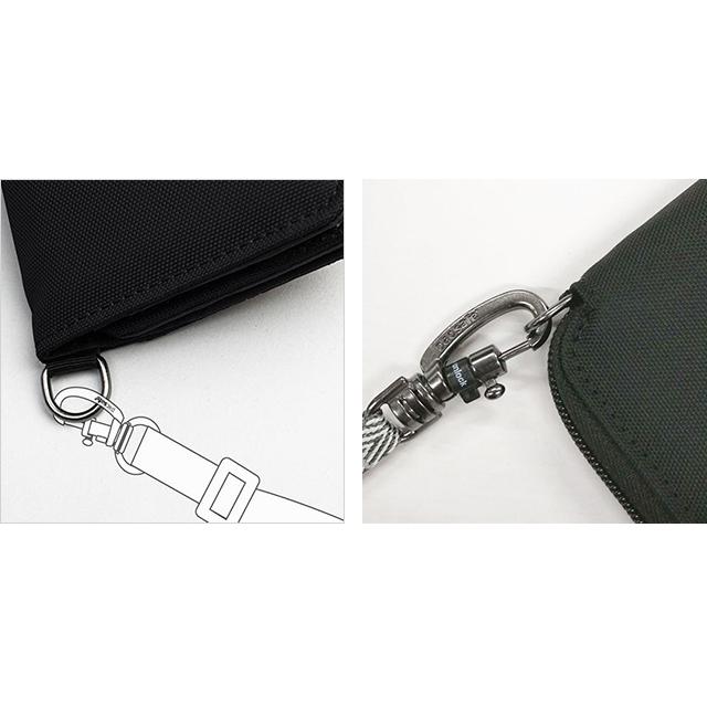 防犯用 PacSafe スキミング防止 パックセーフ 財布 スリム ウォレット 三つ折 RFIDセーフ トライフォールドウォレット 12970381 4点迄メール便OK(ei0a274) | PacSafe | 07