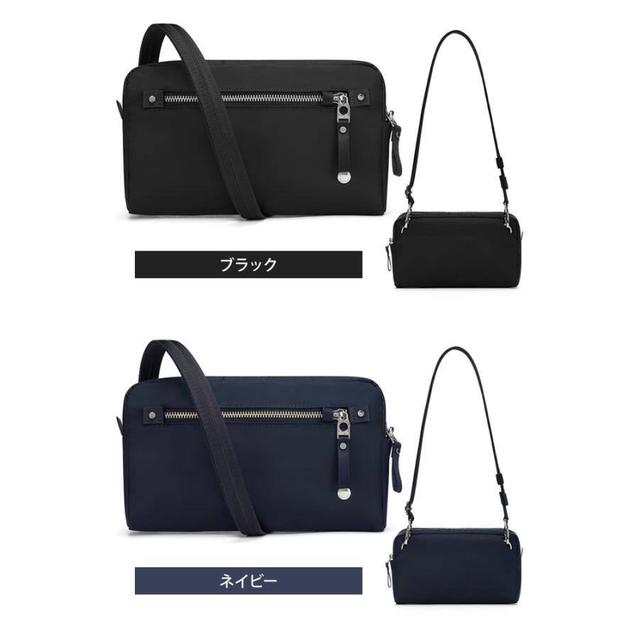 防犯用 PacSafe スキミング防止 パックセーフ ショルダーバッグ ボディバッグ 斜め掛け 横型 W 3-in-1 スリング RFIDブロック 12970372(ei0a281) | PacSafe | 17