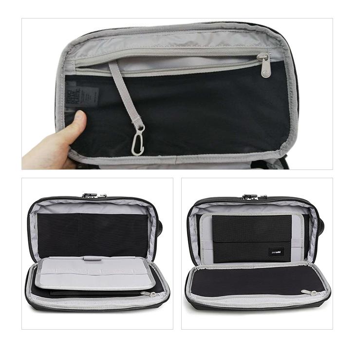 防犯用 PacSafe スキミング防止 パックセーフ パスポートケース