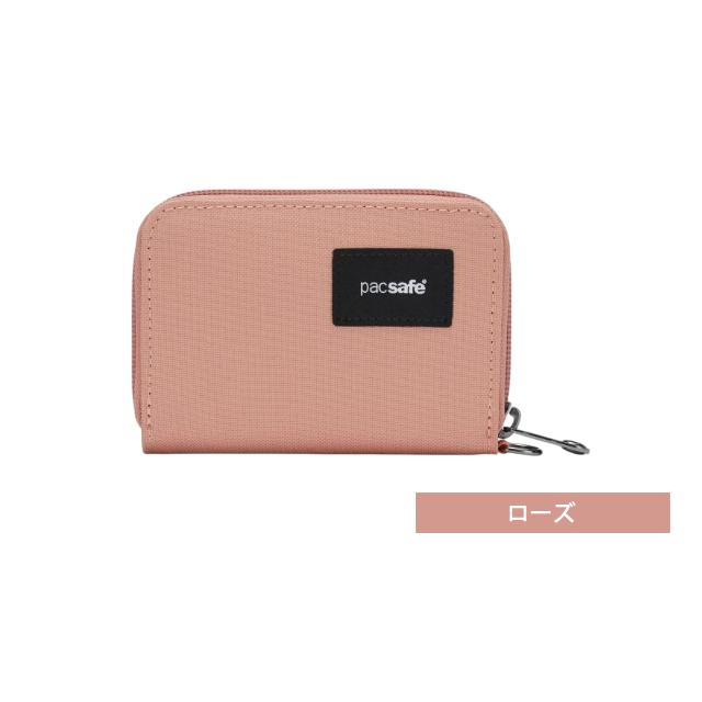 防犯用 PacSafe スキミング防止 パックセーフ ミニ 財布 カードケース ウォレット RFIDセーフ カードウォレット 海外旅行 12970388 3点迄メール便OK(ei0a302) | PacSafe | 12