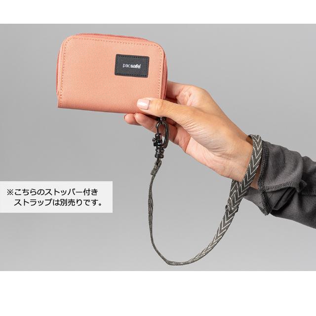 防犯用 PacSafe スキミング防止 パックセーフ ミニ 財布 カードケース ウォレット RFIDセーフ カードウォレット 海外旅行 12970388 3点迄メール便OK(ei0a302) | PacSafe | 06
