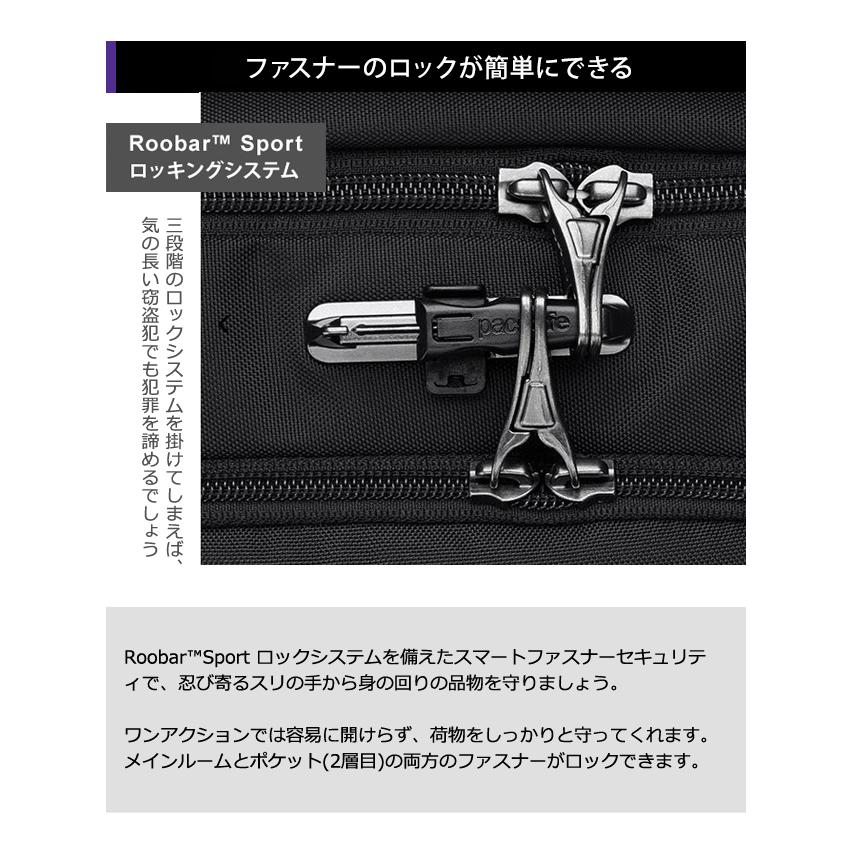 防犯用 スキミング防止 パックセーフ リュック バッグ リュックサック デイパック 海外旅行 セキュリティ V16 バックパック RFIDブロック 12970376(ei0a305) | PacSafe | 11