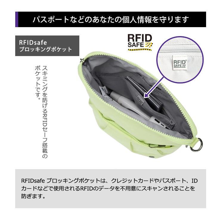 PacSafe（パックセーフ） 防犯用 スキミング防止 ショルダーバッグ
