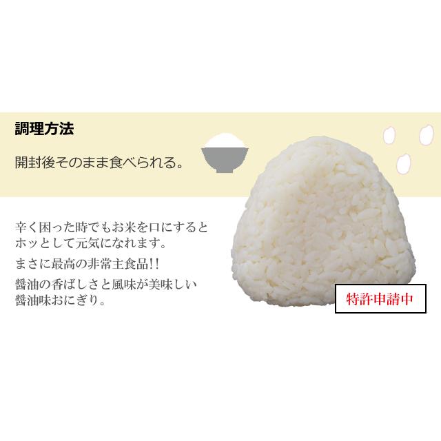 防災用品 非常食 保存食 5年保存 エメラス 醤油味 おにぎり 単品 jl-oni-1 世界初の長期保存 2点迄メール便OK(es1a003)*和風 |  | 02
