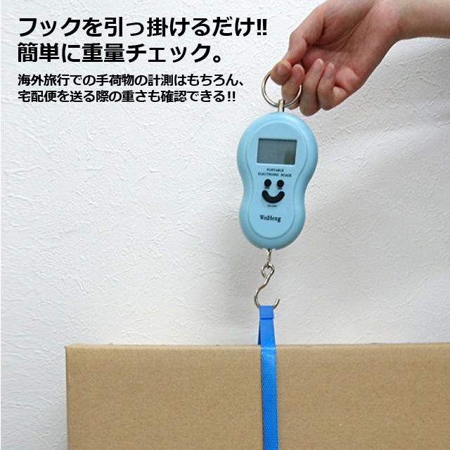 重量計 ひょうたん型 GPT ポータブル デジタル ラゲッジスケール (約50kg迄計測可) 便利グッズ アウトレット 4点迄メール便OK(gu1a116) | ブランド登録なし | 06