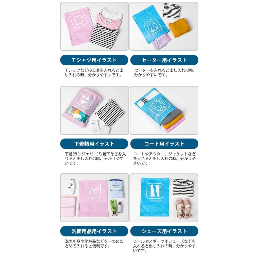 特価 巾着型gpt衣類整理袋10点セット M5枚 L5枚 分類イラスト付き 透明窓ありタイプ アウトレット Gu1a280 Gu1a280 スーツケースと旅行用品のgriptone 通販 Yahoo ショッピング