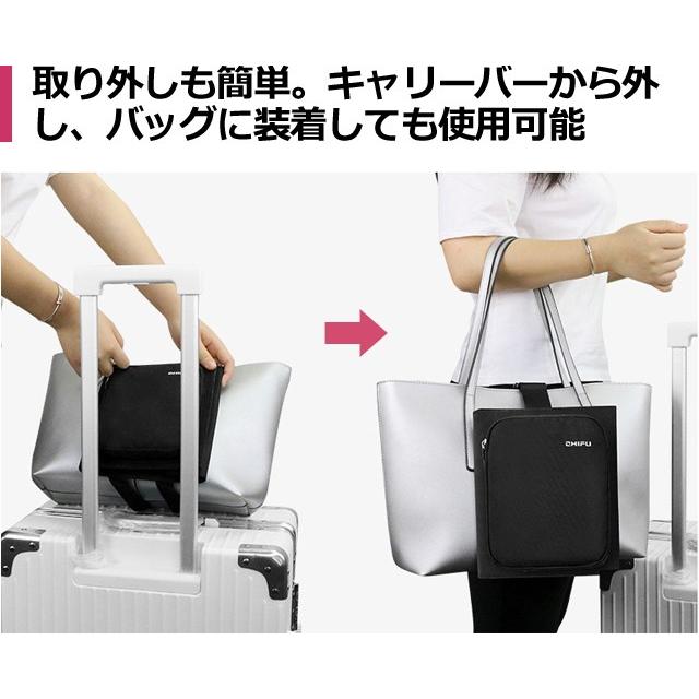 ポーチ付き 荷物固定ベルト バンド 小 スーツケース キャリーバッグ キャリーケース 旅行 便利グッズ 出張 ポケット GPT アウトレット 1点迄メール便OK(gu1a680) | ブランド登録なし | 04