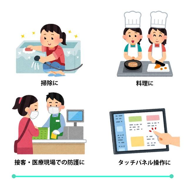 使い捨て手袋 個包装 1000枚 500組(2枚1組個包装) 作業用 掃除 介護 ポリエチレン製 透明 フリーサイズ 男女兼用左右両用 GPT gu1a711-10set(gu1a712)【セット】 | ブランド登録なし | 02