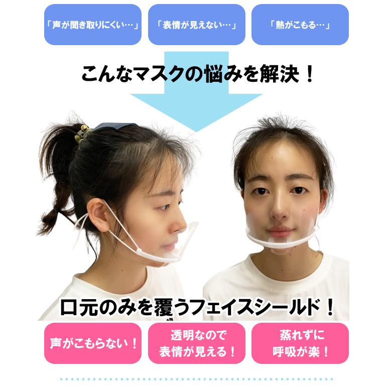 即日発送 即納 送料無料 Gpt透明マスク マウスシールド フェイスガード 単色 10枚入り カラー 白タイプ 口元 衛生医療 飲食店接客業 軽量 Gu1a716 Gu1a716 スーツケースと旅行用品のgriptone 通販 Yahoo ショッピング