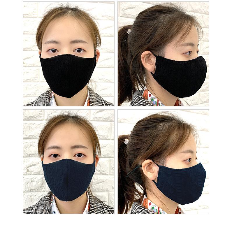 マスク 布マスク ニットマスク ニット風 洗えるマスク 秋 冬 防寒 あったか レディース ファッションマスク GPT 10点迄メール便OK(gu1a843)在庫限り！ | ブランド登録なし | 10