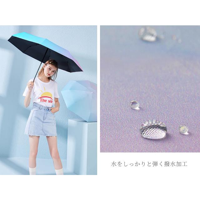 折りたたみ傘 晴雨兼用 8本骨 雨傘 日傘 レディース