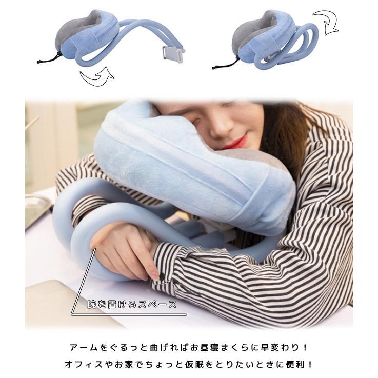 モバイルピロー スマホホルダー付き 枕 首枕 U型 ネックピロー ハンズフリー スマホスタンド 調節可能 フレキシブル おうち時間 GPT 送料無料(gu1b024) | ブランド登録なし | 06