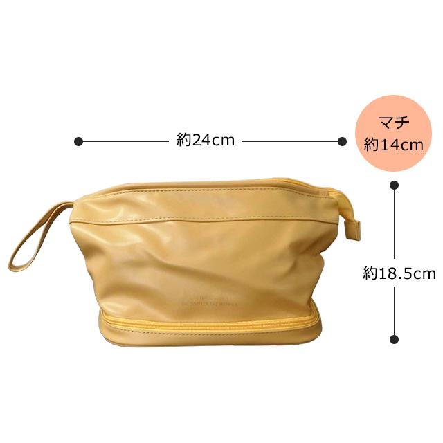 化粧ポーチ ワイヤーポーチ 大容量 2段 コスメポーチ おしゃれ 大きめ フェイクレザー 洗面ポーチ 旅行 トラベル 化粧品 メイク道具 収納 GPT 送料無料(gu1b025) | ブランド登録なし | 08