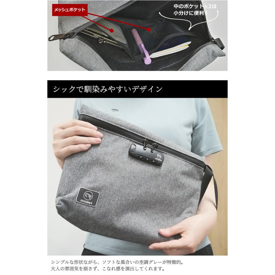 「レビュー記入でメール便送料無料」防臭 防犯 3桁ダイヤル錠付 GPT 活性炭 綿麻 トラベル薄型ポーチ 脱臭 杢調 旅行 トラベル gu1b033-mail(gu1b034)(1通1点迄) | ブランド登録なし | 06