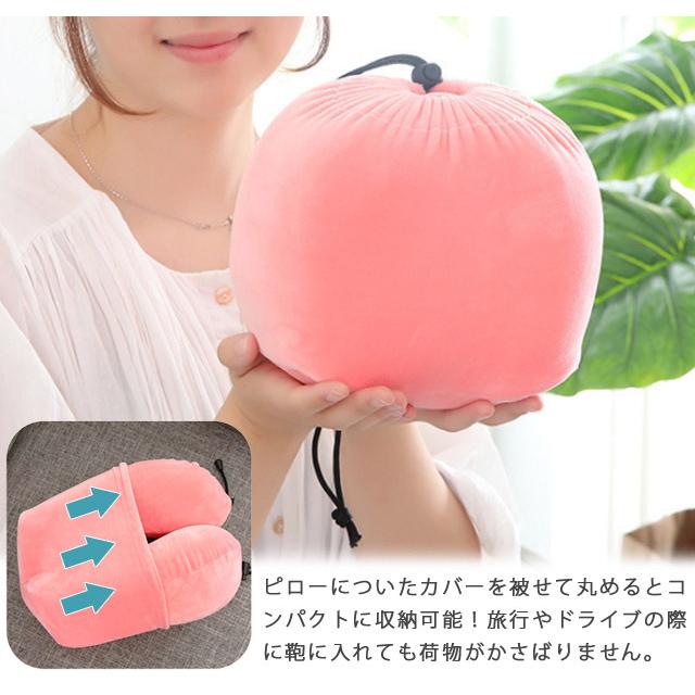 ネックピロー 低反発 枕 まくら 旅行 トラベルピロー 飛行機 車 コンパクト 折りたたみ 携帯枕 首枕 U型 ウレタン 安眠 収納袋付き GPT 送料無料(gu1b121) | ブランド登録なし | 03