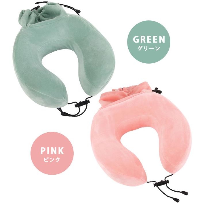 ネックピロー 低反発 枕 まくら 旅行 トラベルピロー 飛行機 車 コンパクト 折りたたみ 携帯枕 首枕 U型 ウレタン 安眠 収納袋付き GPT 送料無料(gu1b121) | ブランド登録なし | 06
