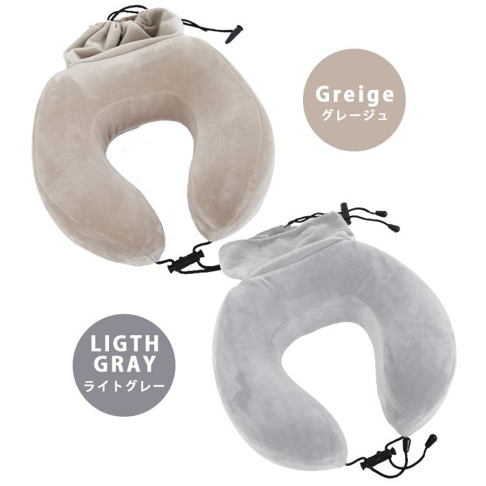 ネックピロー 低反発 枕 まくら 旅行 トラベルピロー 飛行機 車 コンパクト 折りたたみ 携帯枕 首枕 U型 ウレタン 安眠 収納袋付き GPT 送料無料(gu1b121) | ブランド登録なし | 08