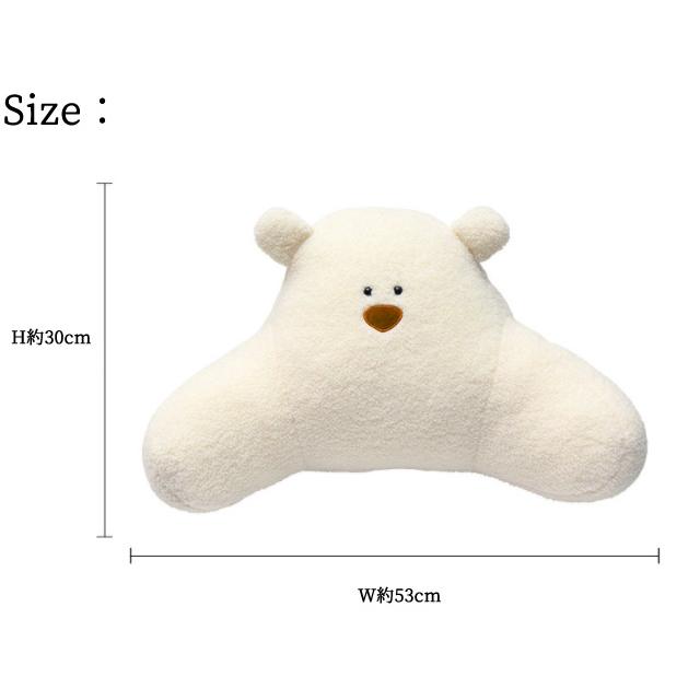 腰枕 GPT クッション クマ 車 座席 カー用品 腰用 ランバークッション 腰当て 腰痛対策 ランバーピロー ランバーパッド 「送料無料」(gu1b149)単品 | ブランド登録なし | 06