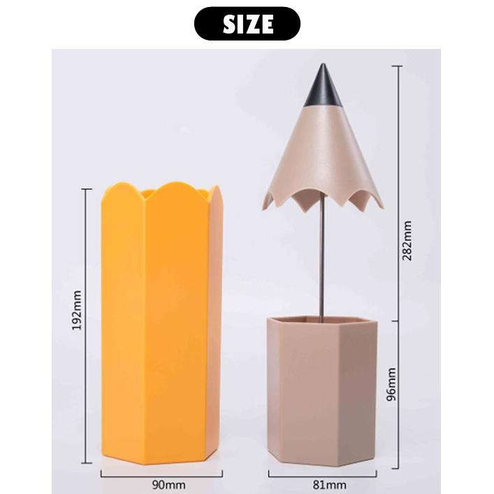 ペンスタンド ペン立て おしゃれ 大容量 鉛筆型 卓上 デスク収納 デスクオーガナイザー 文具 文房具 鉛筆立て ブラシ立て 入学 小学生 GPT 送料無料(gu1b151) | ブランド登録なし | 05