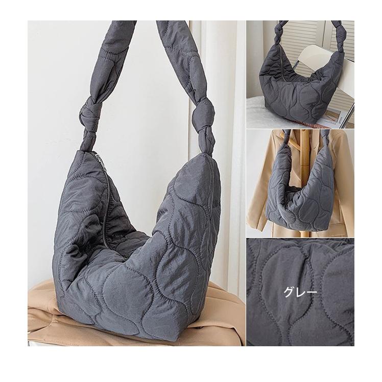 ショルダーバッグ レディース 肩掛け バッグ キルティング ダウン風
