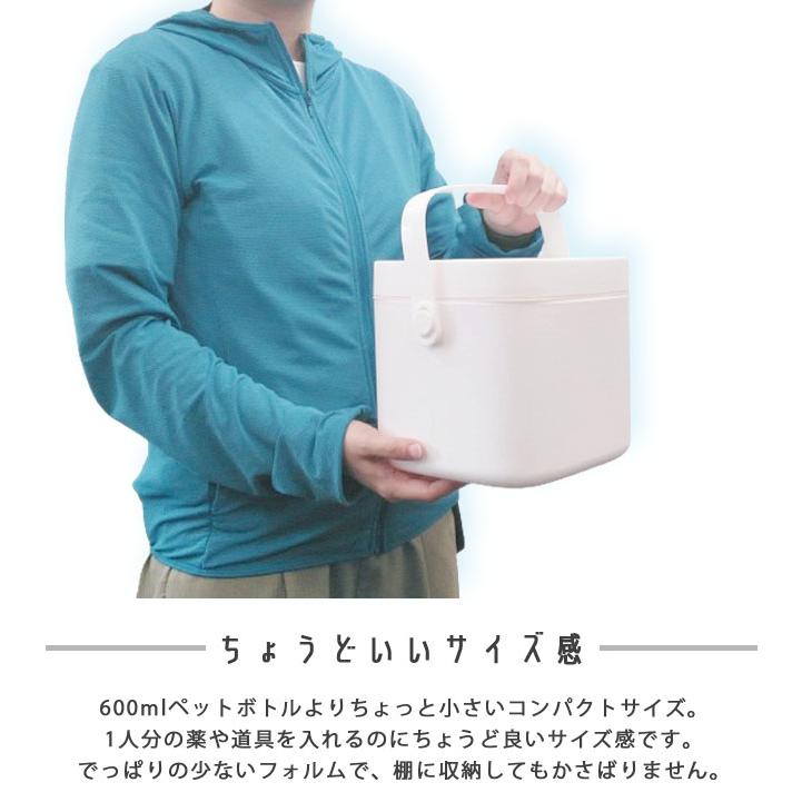 救急箱 薬箱 大容量 収納ボックス なんでも箱 Sサイズ ピルケース ステッカー付き シンプル 薬収納 道具箱 家庭用 薬入れ 大きい 北欧 GPT 送料無料(gu1b177) | ブランド登録なし | 07