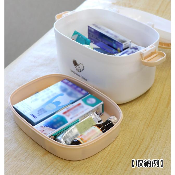 訳あり 救急箱 薬箱 おしゃれ 大容量 北欧 Sサイズ コンパクト ファーストエイド 小さめ 収納ボックス シンプル 家庭用 防災 GPT gu1b011-b(gu1b178) | ブランド登録なし | 11