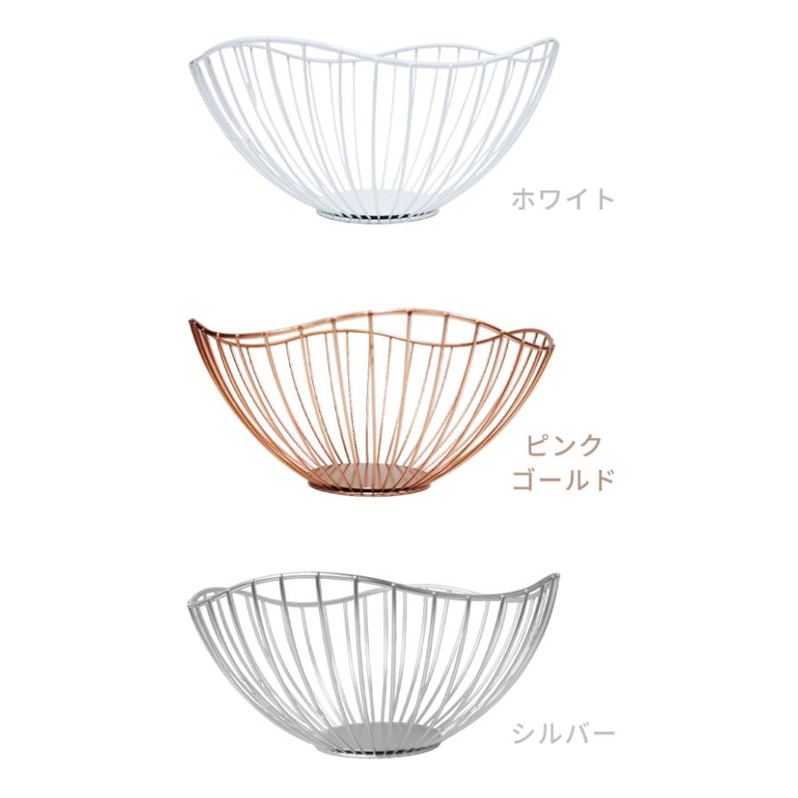 ワイヤーバスケット おしゃれ かご 楕円形 放射状 ブラック ゴールド ワイヤーボウル フルーツバスケット ラウンド型 送料無料 GPT(gu1b208)単品 | ブランド登録なし | 17
