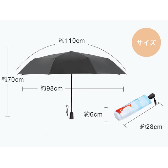 折りたたみ傘 晴雨兼用 日傘 雨傘 レディース 動物 四季柄 手開き 8本骨 大きめ 傘 紫外線対策 春夏秋冬 おしゃれ GPT 送料無料(gu1b231) | ブランド登録なし | 15